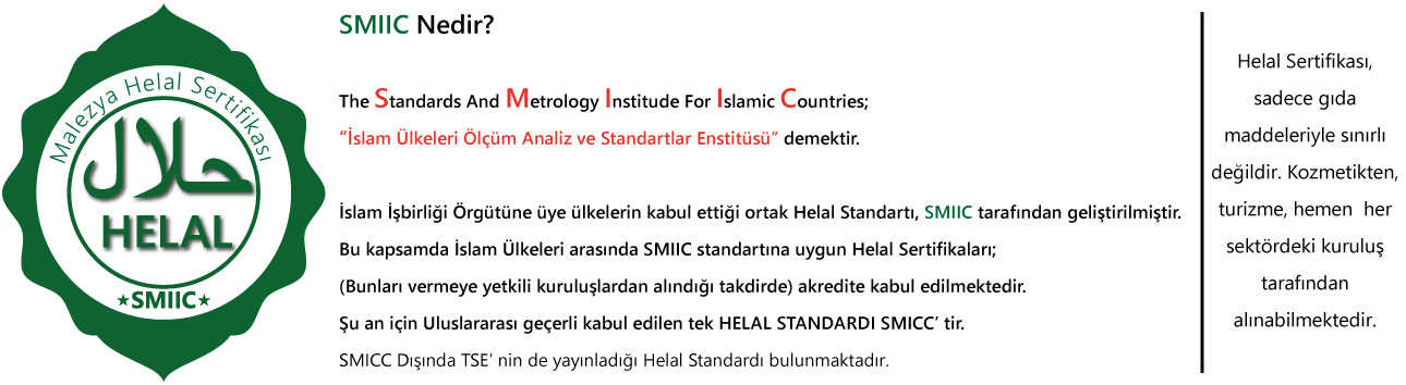 helal sertifikası SMIIC malezya