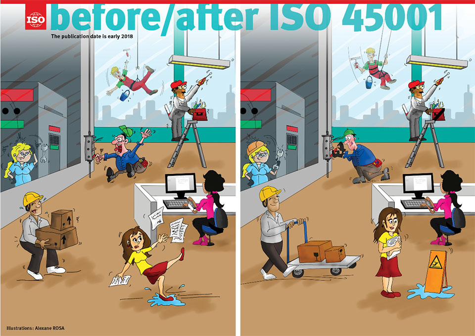 ISO 45001 Nedir infografik için bakınız